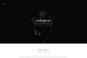 Shelby - One Page HTML5 Template