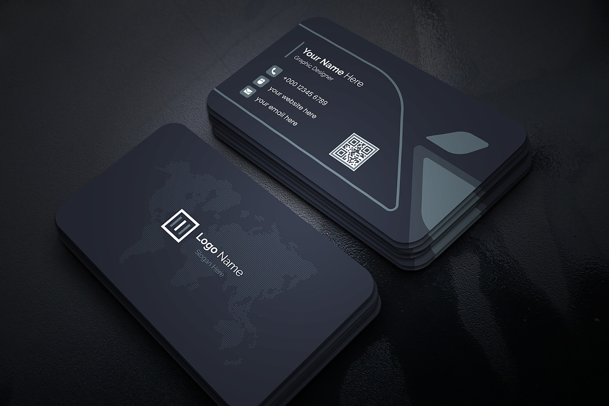 Business Card Design Template, a Business Card Template by mijli (Photo 6 of 20)