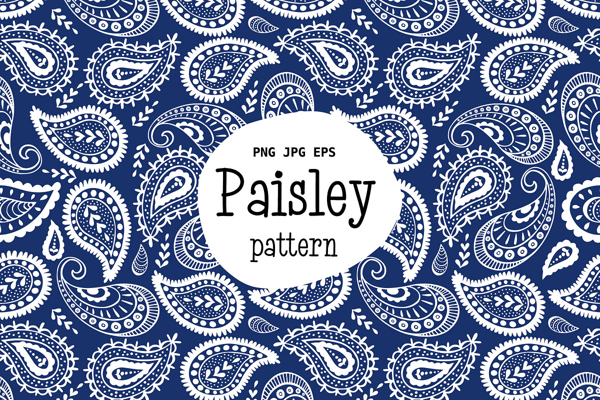 Paisley pattern, a Pattern Graphic by Polanika (Photo 1 of 5)