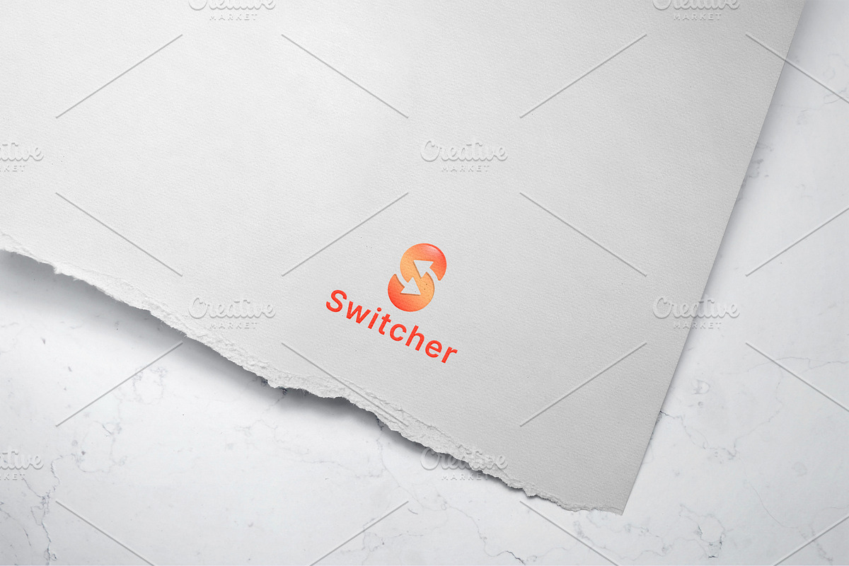 Switcher Letter S Logo Template, a Branding & Logo Template by Graplick (Photo 3 of 3)