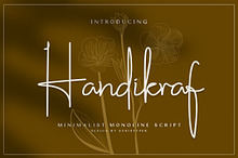 Handikraf Font
