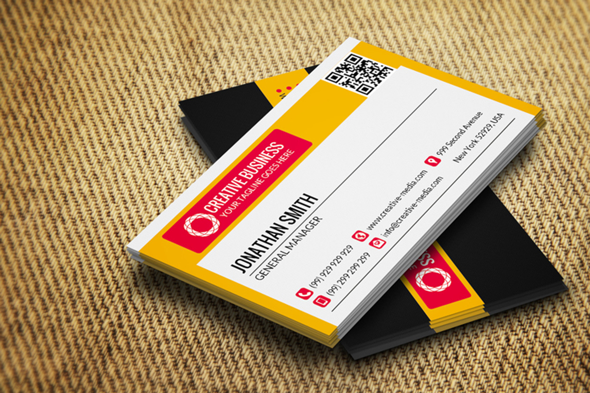 Corporate Business Card CM077, a Business Card Template by annozio (Photo 3 of 4)