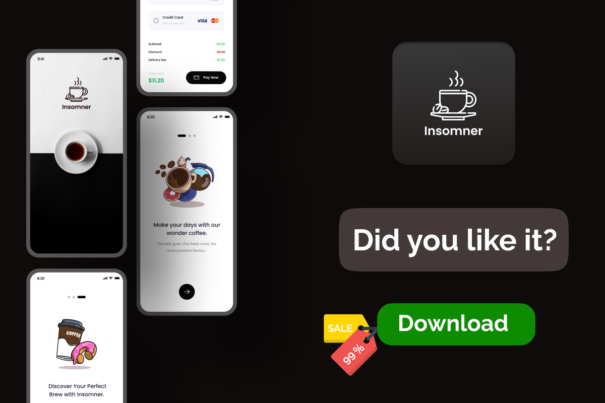 CoffeeShop Mobile App UI Kit - Figma, an UI Kit Template by Pixel Craft UI (Photo 8 of 8)