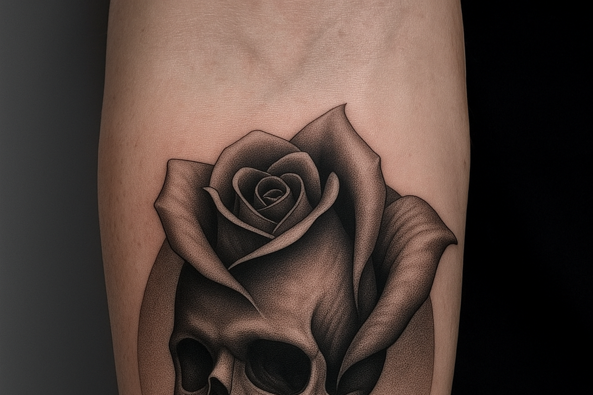 MonoChromatic Black&Grey TattooStamp, a Brushes & More by ProcreateInk (Photo 5 of 5)