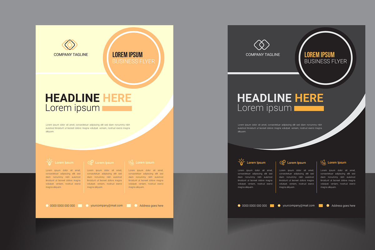 Creative business agency flyer, a Flyer Template by hkmonir (Photo 1 of 3)