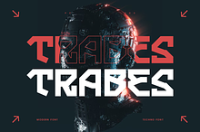 Trabes - Techno Font