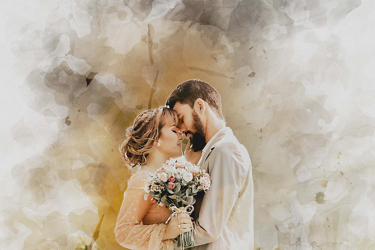 Couples Portrait From Photo, an Action Add-On by Photoshop Action (Photo 9 of 12)