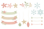 Pastel Christmas Wreaths & Patterns, an Illustration by Amanda Ilkov (Thumbnail 4 of 5)