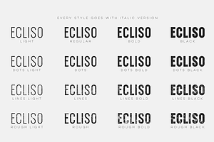 SALE! Ecliso - Sans And Script Fonts