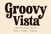 Groovy Vista, a Slab Serif Font by Wow Magic (Thumbnail 1 of 5)