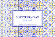 Mediterranean Style Tiles and Motifs, a Pattern Graphic by Vodoleyka (Thumbnail 1 of 16)
