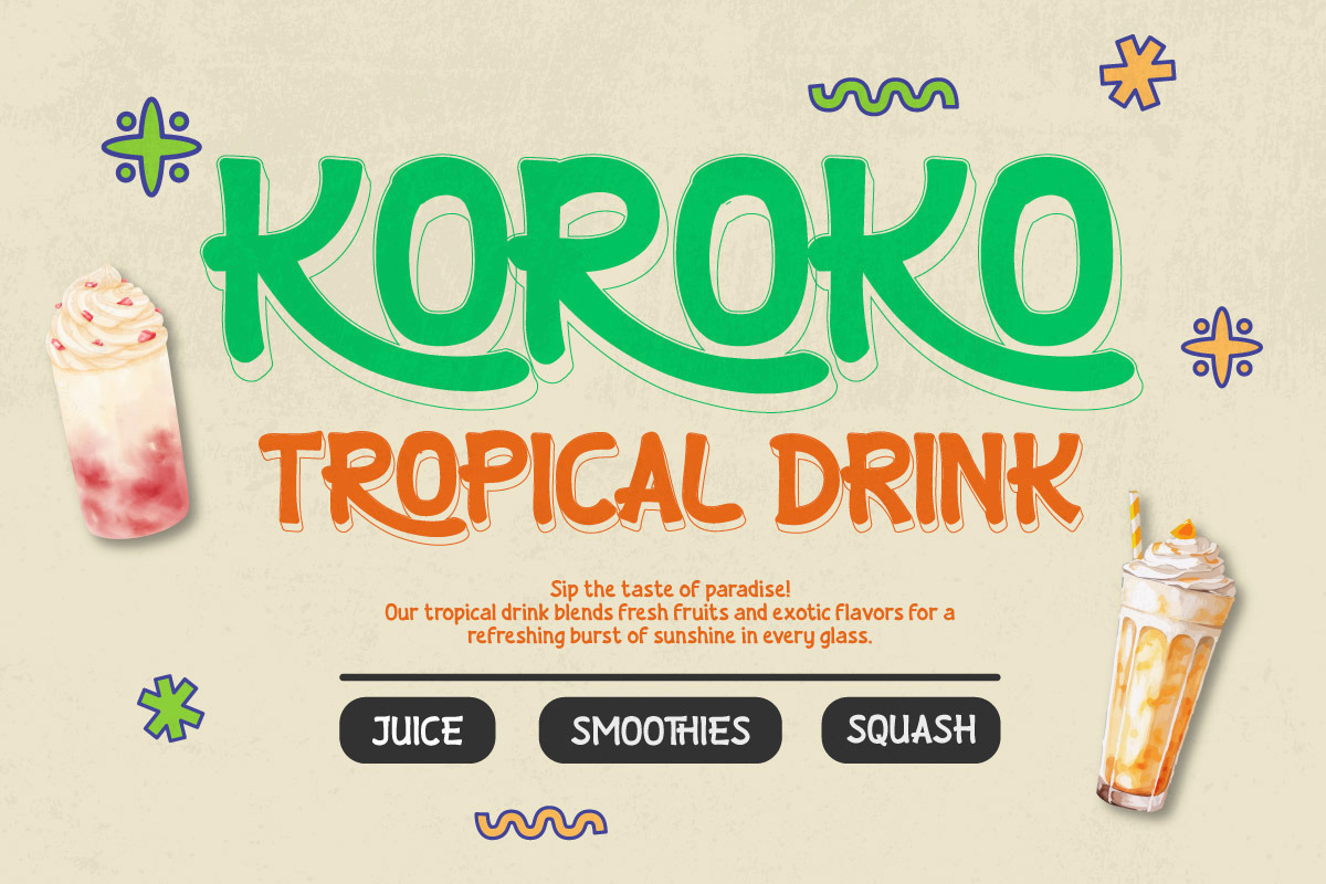 Koenci Omah - Sign Retro Font, a Handwritten Font by twinstd (Photo 7 of 9)