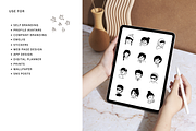 People icons set, an Outline Icon by Pinkbrush (Thumbnail 4 of 6)