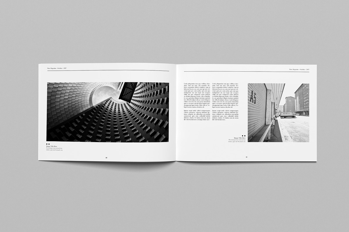 Landscape Magazine Template, a Magazine Template by Uloel Design (Photo 7 of 11)
