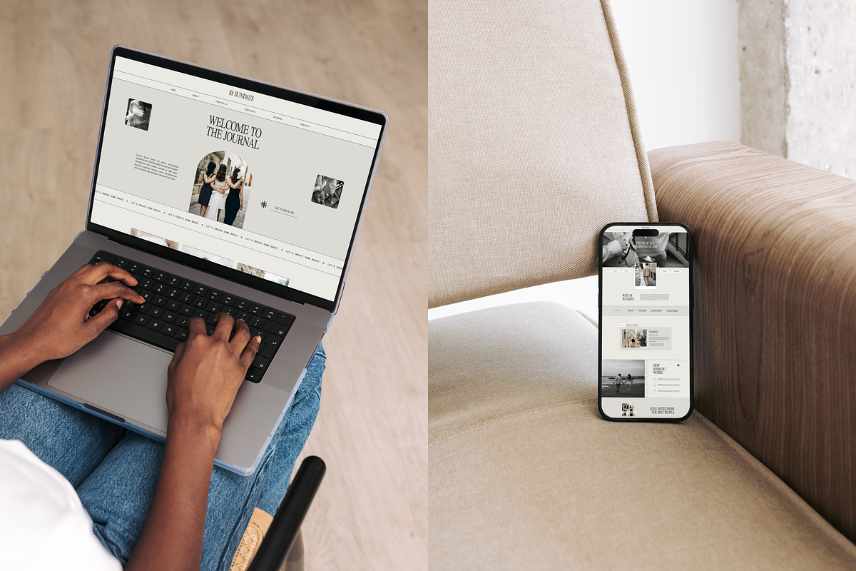 Wix Website Template Photography, a Wix Template by Branding Babe Co. (Photo 10 of 10)