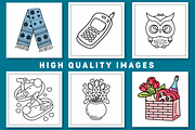 Cute Groovy Coloring Book Vol- 04, a Decorative Illustration by Coco Bloom (Thumbnail 4 of 5)