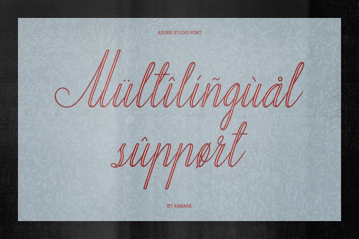 Adore Studio Romantic Font Duo, a Script Font by AnMark (Photo 8 of 14)