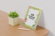 A4 Notebook Mockup, a Books & Magazine Mockup by Graphic Deal (Thumbnail 6 of 6)