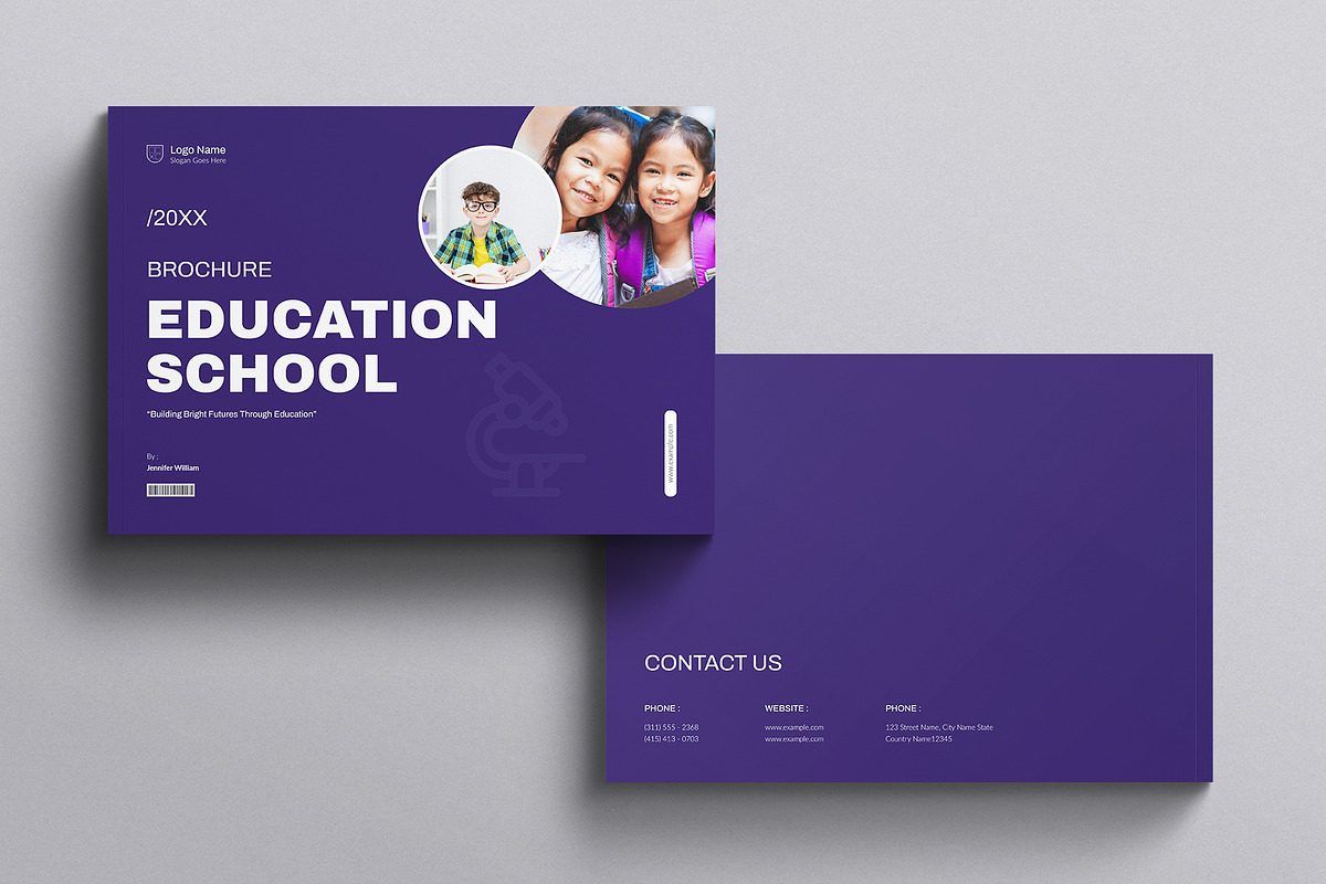 Education Template Landscape, a Brochure Template by E-Type (Photo 7 of 7)
