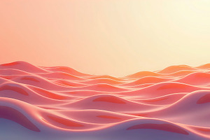 Warm Sunset Liquid Lines With Blank, a Photo by LOGOCREATIVE