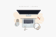 Styled stock photography icons, an Outline Icon by Polar Vectors (Thumbnail 24 of 26)