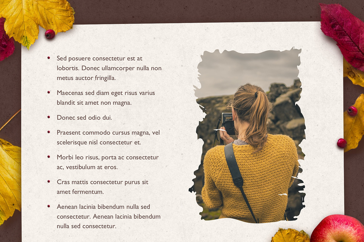 Golden Leaves PowerPoint Theme, a Presentation Template by Jumsoft (Photo 19 of 19)