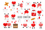 Hand-Drawn Blood Donation Clipart, a Healthcare Illustration by the_myro (Thumbnail 1 of 23)