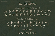SA Jackson Handwritten Font, a Handwritten Font by Artcoast Fonts (Thumbnail 2 of 8)