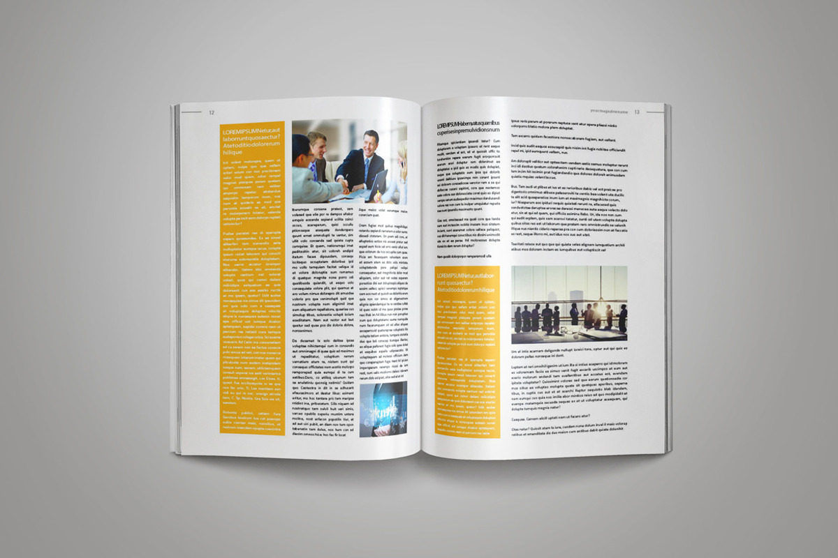 InDesign Magazine Template, a Magazine Template by Indotitas (Photo 8 of 11)