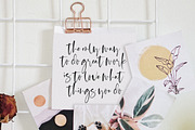 Scrabble Handwritten Font, a Script Font by Letteralle Studios (Thumbnail 7 of 10)