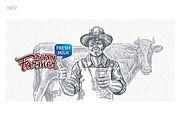 Happy Farmer, a Work Illustration by Countryside life (Thumbnail 8 of 16)
