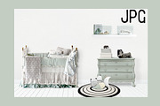 Kids Room Wall/Frame Mock Up 9, a Print Template by Whimsicality (Thumbnail 3 of 4)