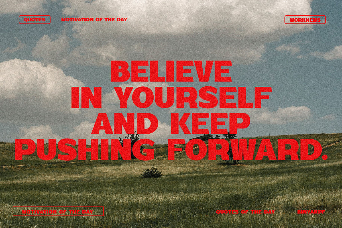 Work News Modern Sans Serif Font, a Sans Serif Font by Graphicxell (Photo 5 of 10)