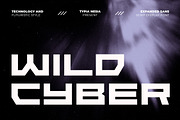 Wild Cyber - Modern Futuristic Font, a Sans Serif Font by Typia Nesia (Thumbnail 1 of 11)