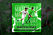 Match day social media flyers, a Social Media Template by Tanmoy Topu (Thumbnail 3 of 11)
