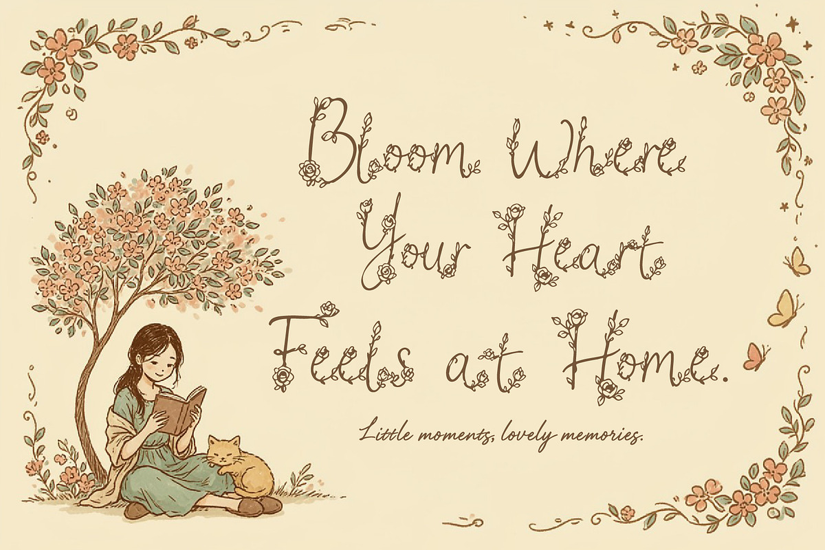HoneiMoylavi, Delicate Floral Script, a Script Font by HypeWorksCo (Photo 2 of 19)