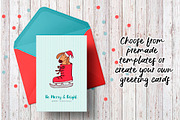 Sweet Christmas: hand drawn set! OFF, a Background Graphic by Cienpies Design (Thumbnail 6 of 8)