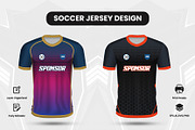 Soccer & Football Uniform Design, a Sport Illustration by samsulpassive (Thumbnail 2 of 4)