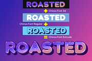 Chinos - Display Font, a Font by Fontcastle (Thumbnail 2 of 6)
