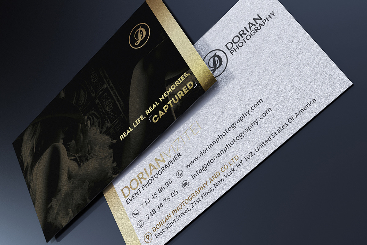 Elegant Business Card, a Business Card Template by Marvel (Photo 1 of 4)