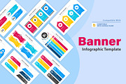 Banner Infographics Google Slide, a Templates & Theme by Mighty-Slide (Thumbnail 1 of 7)