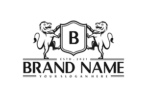 Lion logo template