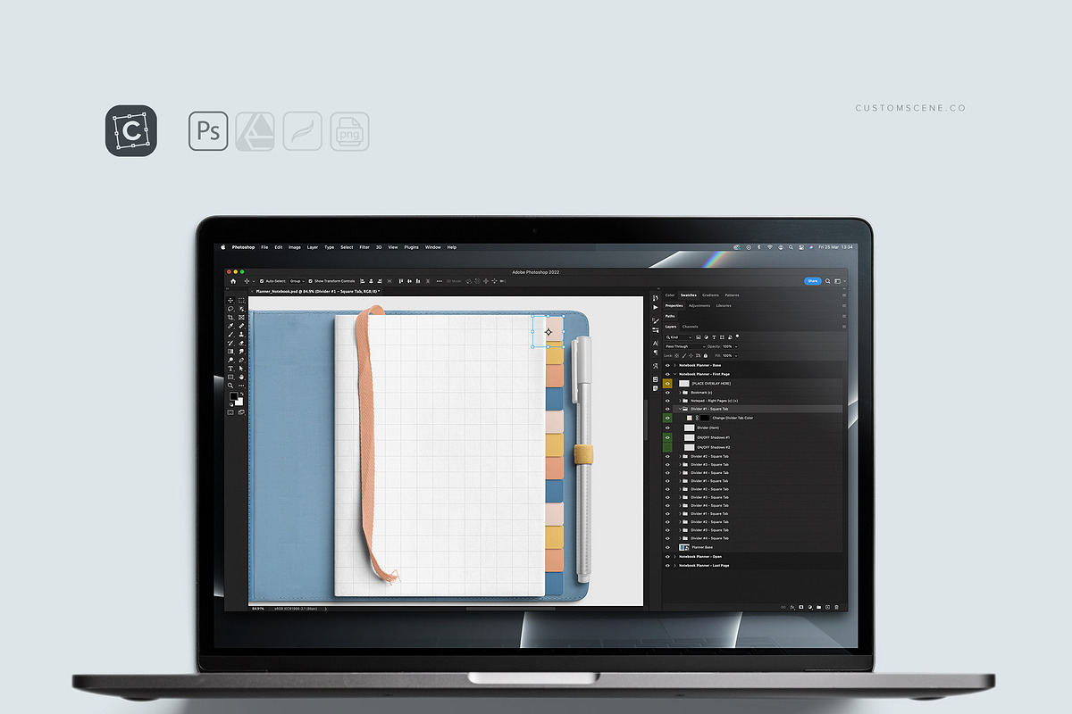 Azulejo - Digital Planner Creator, a Product Mockup by Custom Scene (Photo 7 of 12)
