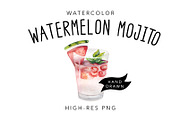 Watercolor Cocktail Drawing, a Food Illustration by MumAndMe (Thumbnail 1 of 2)