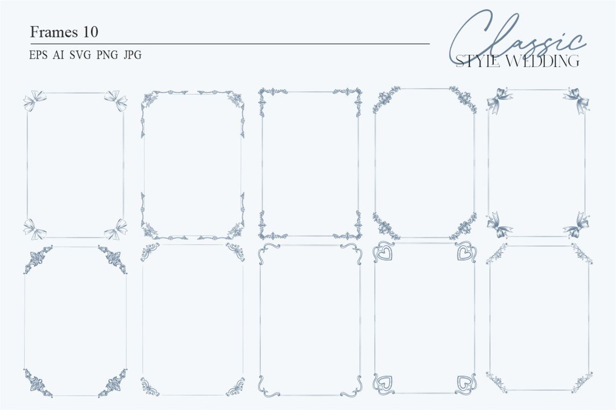 Classic Style Wedding, an Object Graphic by Collection by VY (Photo 12 of 15)