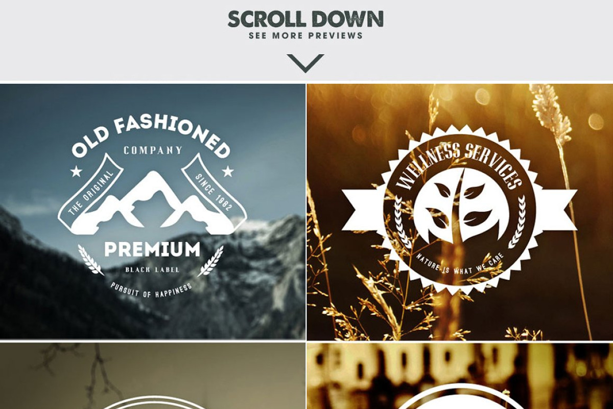 MEGA BUNDLE 350 Logos Badges, a Branding & Logo Template by Design District (Photo 3 of 10)