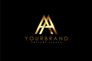 Golden AA Logo, a Branding & Logo Template by Luis Muniz (Thumbnail 2 of 2)