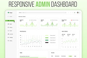 Admin Dashboard UI Kit Template, an UI Kit Template by CreativeShaper (Thumbnail 2 of 2)