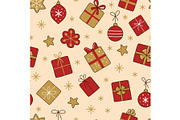 Elegant seamless Christmas patterns, a Graphic by Barsuk's Shop (Thumbnail 10 of 10)