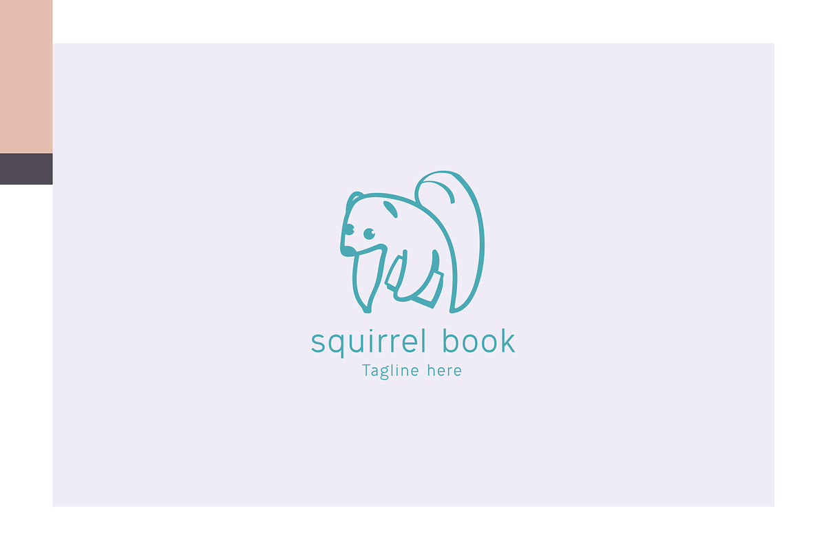 SquirrelBook Logo, a Branding & Logo Template by blends.studio (Photo 2 of 2)